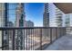 View from the balcony with a high angle view of the cityscape at 1080 Peachtree Ne St # 2003, Atlanta, GA 30309