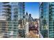 The building's design beautifully captures views of the surrounding cityscape at 1080 Peachtree Ne St # 2003, Atlanta, GA 30309