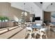 Modern clubhouse with contemporary decor, large tables, and ample seating perfect for gatherings at 1080 Peachtree Ne St # 2003, Atlanta, GA 30309