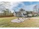 Beautiful front yard with an ornamental rock garden and a well-maintained lawn at 785 Josh Ln, Lawrenceville, GA 30045