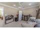 Bonus room featuring neutral walls, plush carpet, crown molding and a ceiling fan at 71 Farm St, Hiram, GA 30141