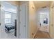 Hallway with bedroom entrance at 71 Farm St, Hiram, GA 30141