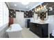 Chic bathroom features a freestanding tub, marble accents, and stylish vanity at 139 W Paces Ferry Nw Rd, Atlanta, GA 30305