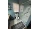 Modern bathroom featuring a glass-enclosed shower, sleek fixtures, and a minimalist design with a stylish rug at 2111 Kinridge Trl, Marietta, GA 30062