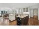 Bright and airy kitchen featuring an island with seating and stainless steel appliances at 3814 Vermont Ne Rd, Atlanta, GA 30319