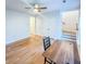 Home office with hardwood floors and natural light, perfect for working from home at 361 Watson Ave, Woodstock, GA 30189