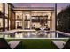 Contemporary backyard design featuring a swimming pool, modern architecture, and serene outdoor living space at 79 Beverly Ne Rd, Atlanta, GA 30309