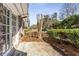 Landscaped side yard with mature bushes, ready for outdoor enjoyment at 1106 Hampton Ne Way, Atlanta, GA 30324