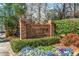 The entrance sign says Hampton Way Condominiums at 1106 Hampton Ne Way, Atlanta, GA 30324