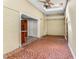 Bright sunroom with unique brick floor, skylight and access to kitchen at 1106 Hampton Ne Way, Atlanta, GA 30324