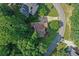 An aerial view of a beautiful home on a spacious lot, surrounded by lush trees at 403 Glenhurst Trce, Canton, GA 30115