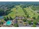 Aerial view of Woodmont Golf & Country Club, pool and clubhouse at 403 Glenhurst Trce, Canton, GA 30115