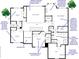 Floor plan showcasing the oversized owner's suite, jack-and-jill bedrooms, and a two-story foyer at 403 Glenhurst Trce, Canton, GA 30115