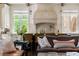 Open layout kitchen with a seamless transition into the living space and eat in bar at 4975 Rebel Trl, Atlanta, GA 30327