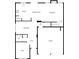 Downstairs floor plan featuring the kitchen, dining, foyer, and garage at 12981 Dartmore Cir, Alpharetta, GA 30005