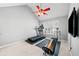 Workout room with exercise equipment and large window at 4046 Arnolds Mill Opas, Douglasville, GA 30135