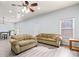 Spacious living area with neutral walls, hardwood flooring, and comfortable sofas at 4046 Arnolds Mill Opas, Douglasville, GA 30135