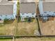 Aerial view of fenced backyard and patio at 828 Royal Red Ct, Mcdonough, GA 30253