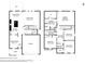 Home floor plan featuring dimensions for the first and second stories at 903 Hollytree Pl, Acworth, GA 30102