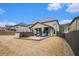View of the backyard featuring a luxurious hot tub for relaxation and enjoyment at 1695 Stone Meadow Rd, Lithonia, GA 30058