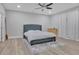 Serene main bedroom featuring a comfortable bed, area rug, and a relaxing atmosphere at 430 Parkbrook Way, Canton, GA 30114