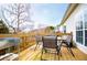 Outdoor deck featuring an outdoor dining table at 2657 Neighborhood S Walk, Villa Rica, GA 30180