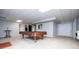Spacious finished basement with game table and a utility closet at 2657 Neighborhood S Walk, Villa Rica, GA 30180