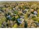 Stunning aerial view of homes nestled among lush trees and greenery at 2 W Muscogee Nw Ave, Atlanta, GA 30305