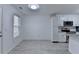 Modern kitchen with stainless steel appliances, white cabinets, and granite countertops at 500 Allen'S Landing Ct, Lawrenceville, GA 30045