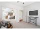 Bright main bedroom suite with attached sitting room, providing a private retreat for relaxation at 771 Park Manor Se Dr, Smyrna, GA 30082