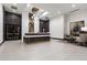 Modern lobby with a reception desk, contemporary lighting, and stylish seating at 855 Peachtree St # 2901, Atlanta, GA 30308