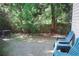 Private backyard featuring mature trees and lawn, perfect for relaxing outdoors at 789 Celeste Sw Ln, Atlanta, GA 30331