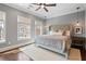 Serene main bedroom with large windows, natural light, and neutral color palette at 2934 Hermance Ne Dr, Atlanta, GA 30319