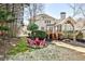 Beautiful backyard featuring a firepit, patio, and a large deck attached to the home at 4537 Rutherford Dr, Marietta, GA 30062