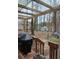 Backyard with covered wooden patio at 2760 Waterford Park Dr, Lawrenceville, GA 30044