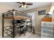 Bedroom featuring a bunk bed with a desk at 1741 Stanwood Dr, Kennesaw, GA 30152