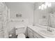 Bathroom with a sink, toilet, and shower with a curtain at 5558 Kingsport Dr # 27, Atlanta, GA 30342