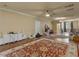 Finished basement with storage and ceiling fans at 2554 Emerald Dr, Jonesboro, GA 30236