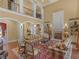 Spacious living room featuring a fireplace, hardwood floors, and a second-story overlook at 2554 Emerald Dr, Jonesboro, GA 30236