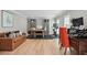 Open living room with hardwood floors, comfortable seating, and natural light at 2958 Cravey Ne Dr, Atlanta, GA 30345