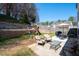 This back yard has a patio and a playground at 3952 Rhyne Way, Smyrna, GA 30082