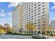 Luxury high-rise building with modern architectural details and manicured landscaping at 2479 Peachtree Ne Rd # 1703, Atlanta, GA 30305