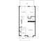 Floor plan of the first floor showing kitchen, dining, living, and entry areas at 2251 Limehurst Ne Dr, Atlanta, GA 30319