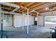 The unfinished basement space with exposed ceiling, utilities, and blank canvas for finishing and customization at 1891 Donald Dr, Marietta, GA 30062