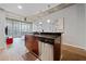 Modern kitchen featuring granite countertops, stainless steel appliances, and an open floor plan at 400 W Peachtree Nw St # 1408, Atlanta, GA 30308