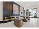 Modern lobby with a sleek fireplace and contemporary decor, offering a welcoming ambiance at 400 W Peachtree Nw St # 1408, Atlanta, GA 30308