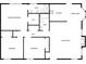 Detailed floor plan showcasing the layout with bedrooms, bathrooms, kitchen, living room, and dining area at 255 Pine Valley Dr, Powder Springs, GA 30127