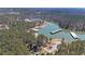 Scenic aerial view of Lake Lanier featuring boat docks and lush forests, showcasing recreational living at 5400 Kings Camp Rd Se B-34, Acworth, GA 30102