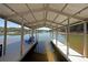 Covered dock with boat slips and lake views at 5400 Kings Camp Rd Se B-34, Acworth, GA 30102