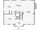 Layout of the first floor featuring a kitchen, living room with fireplace, breakfast nook, office, bathroom, and foyer at 972 Oakley Ln, Sugar Hill, GA 30518